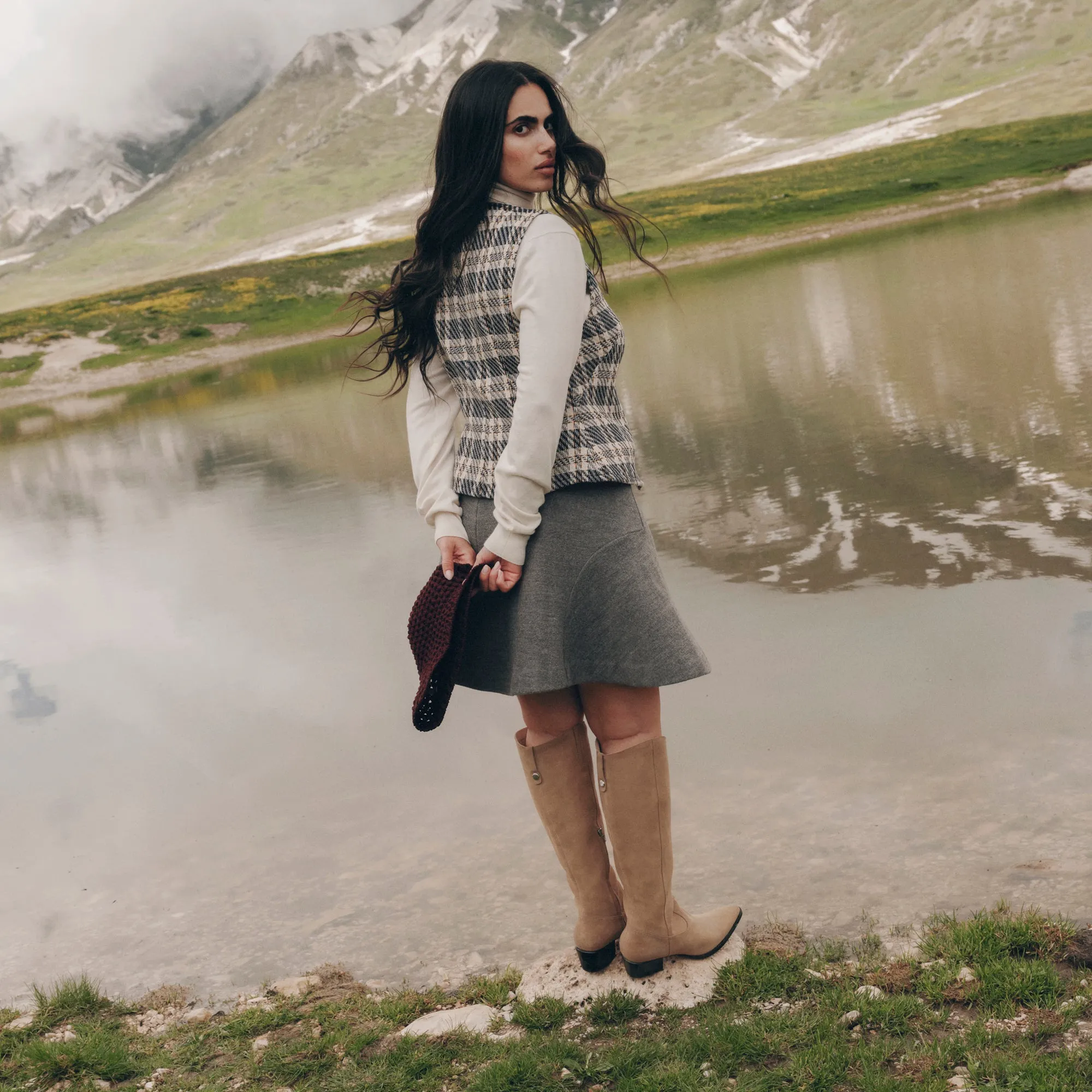 Shock Absorbing Technology Comfort Lining Nature Lover VIRONA H2O BOOTS DK TAUPE SUEDE