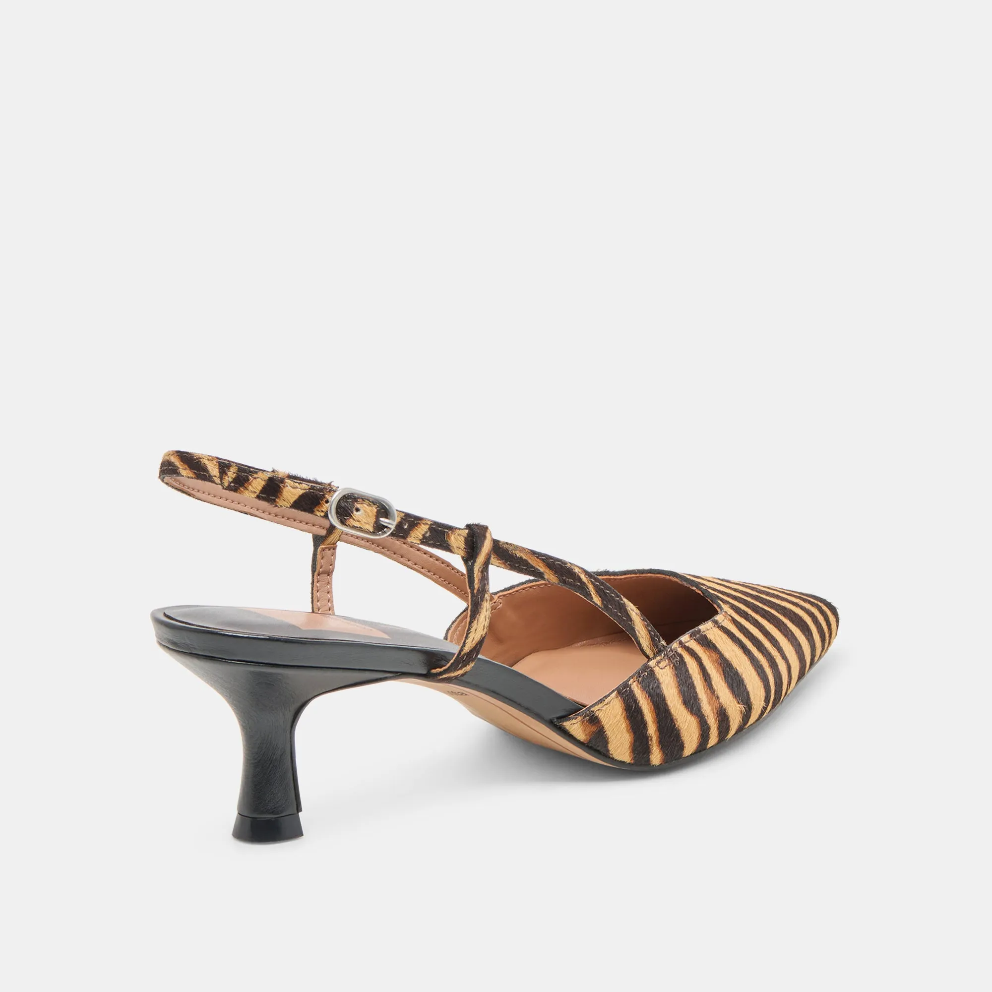 ODELA HEELS TIGER CALF HAIR Trend Spark