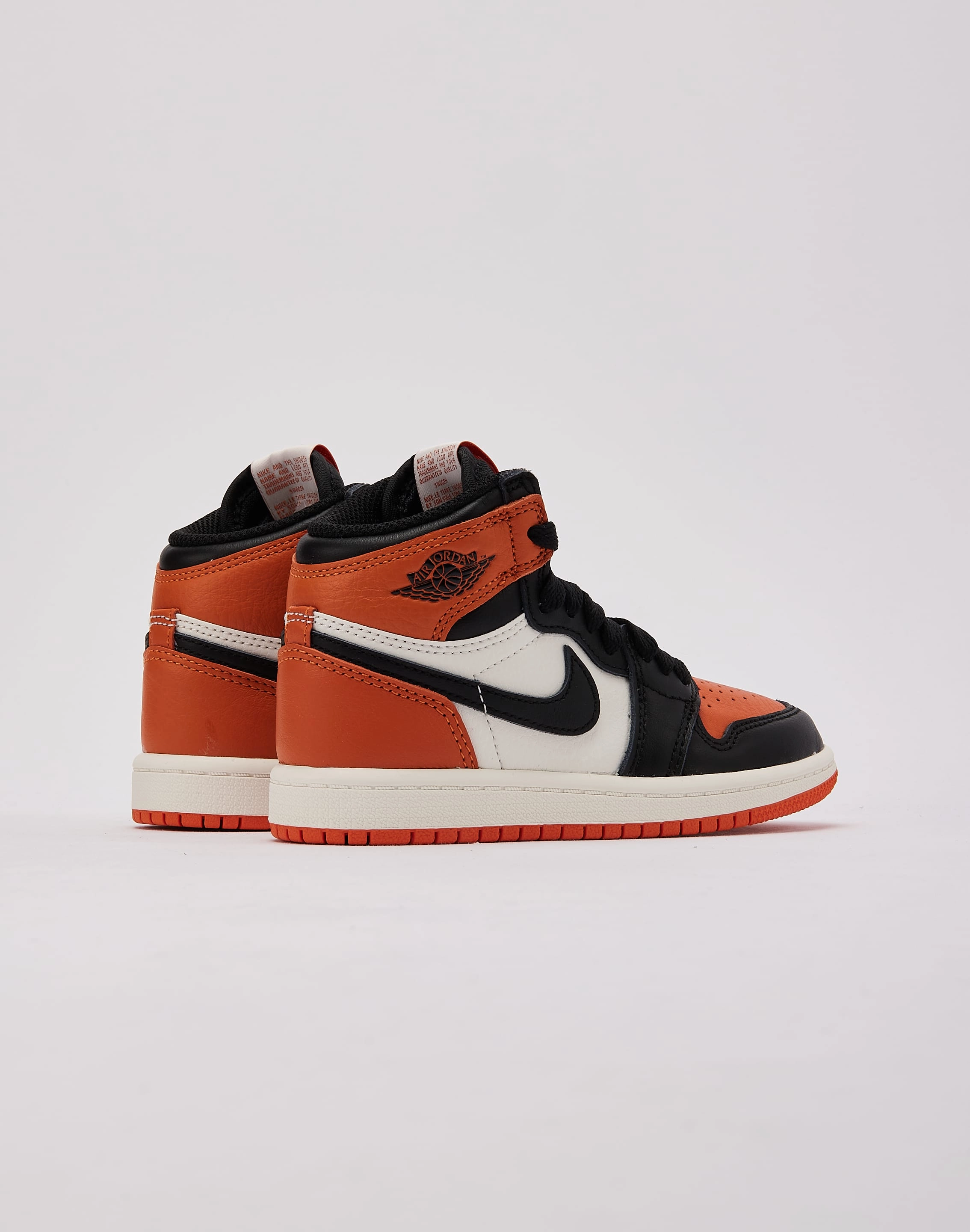 Jordan Air Jordan 1 Retro High OG 'Shattered Backboard' Pre-School Ankle Hugging Fit