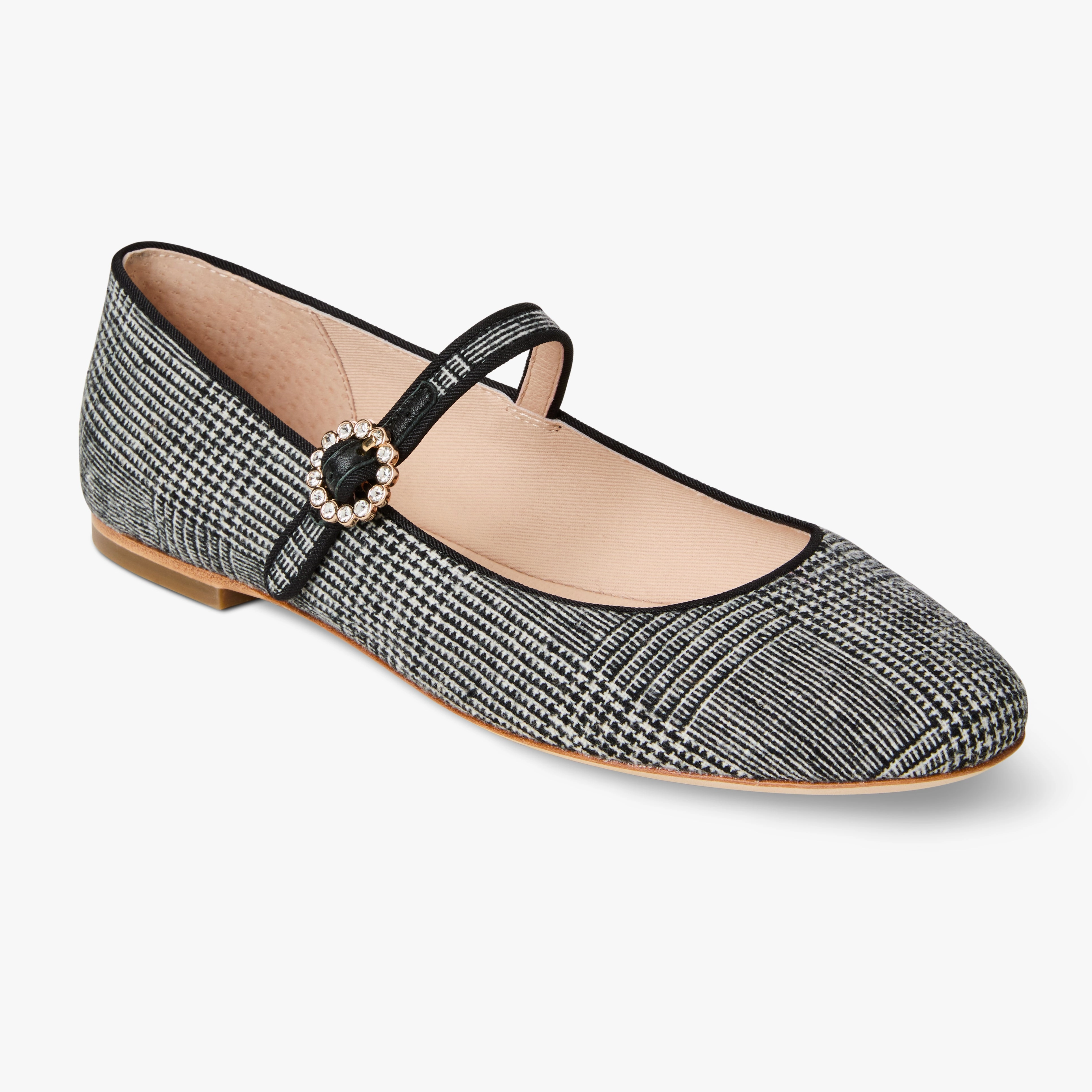 Love Glow Easy Fit Flats Mizzy Fabric Mary Jane Flat