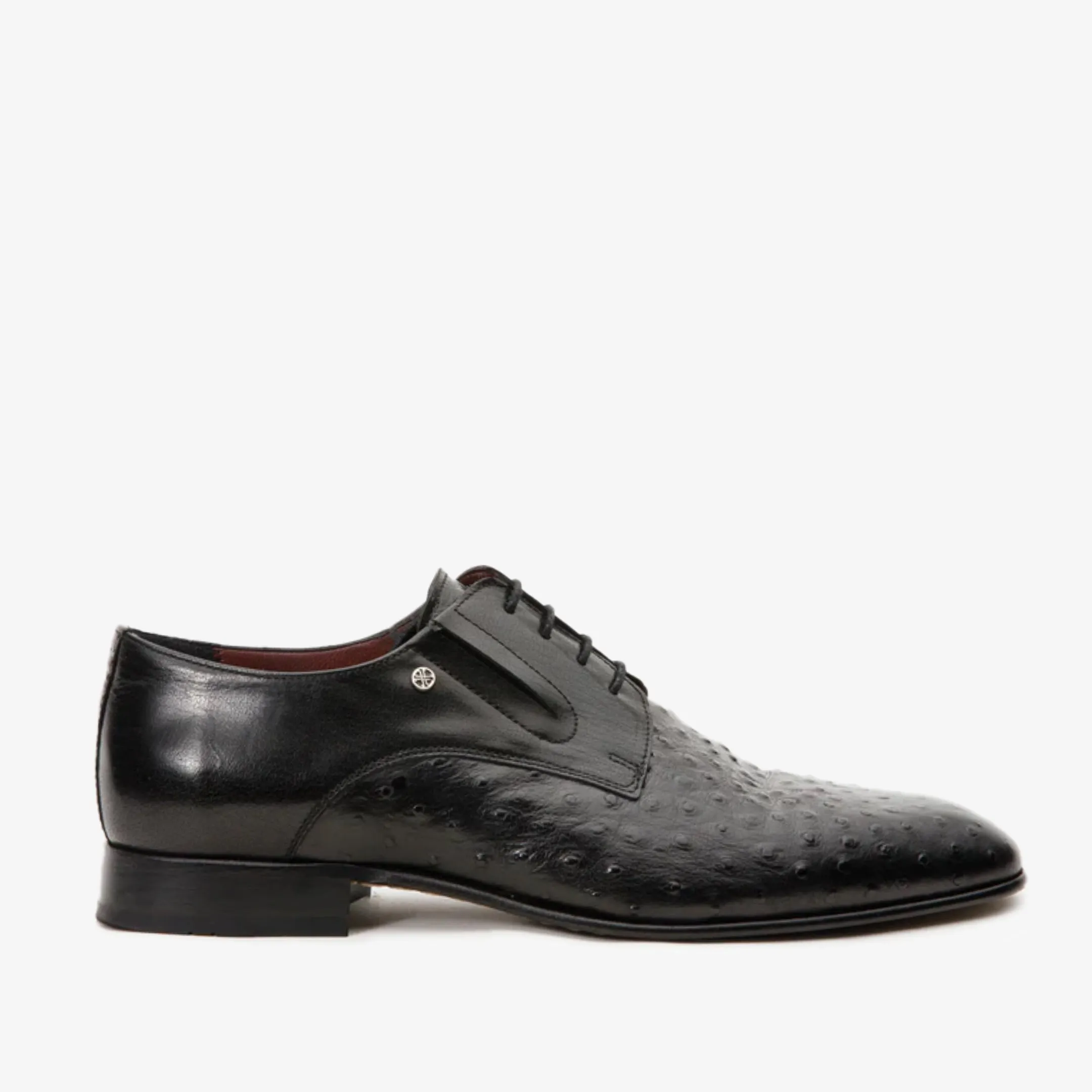 Guest Shade The Porto Alegre Black Leather Derby Men Shoe