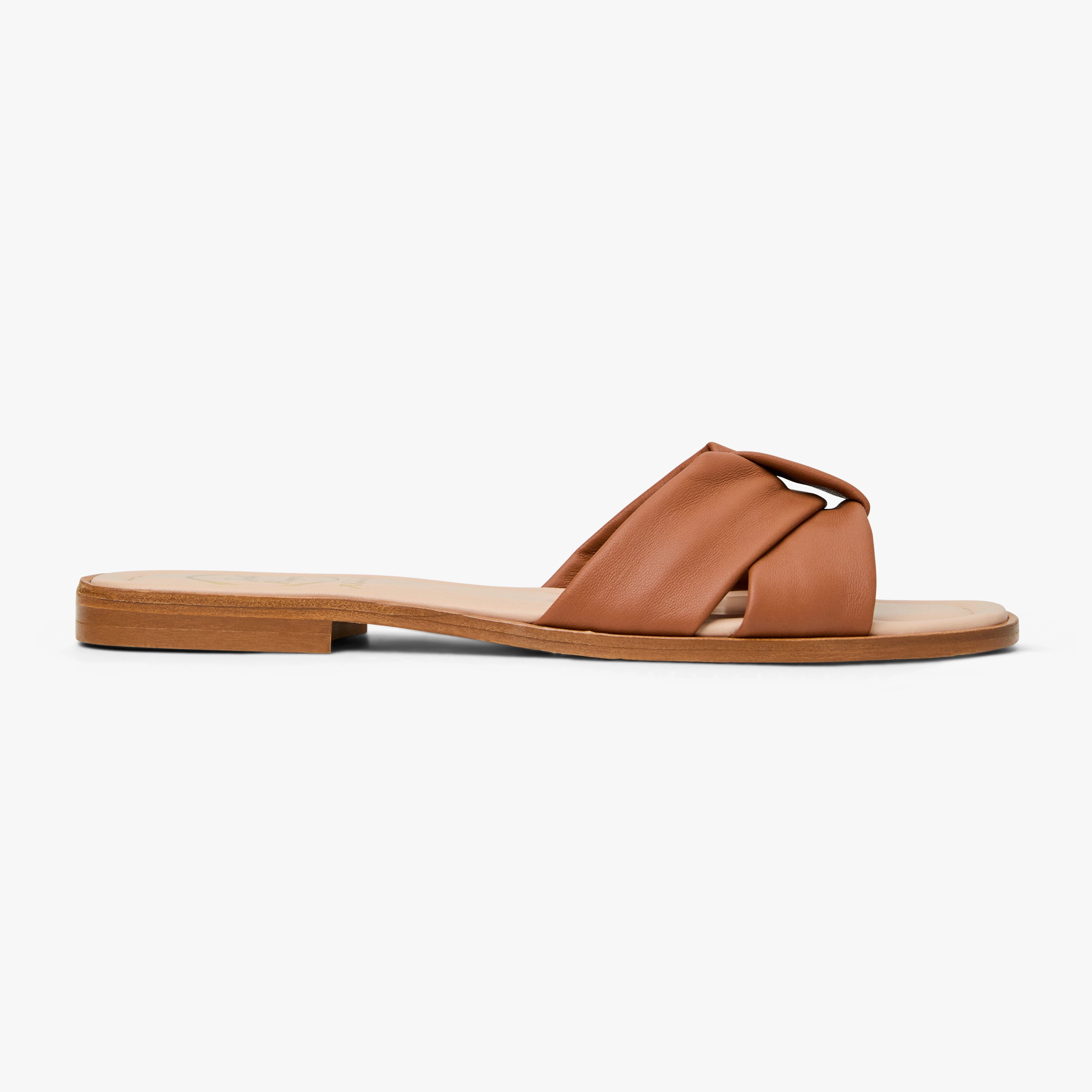 No Buckle Tropical Glow Monica Italian Leather Slide