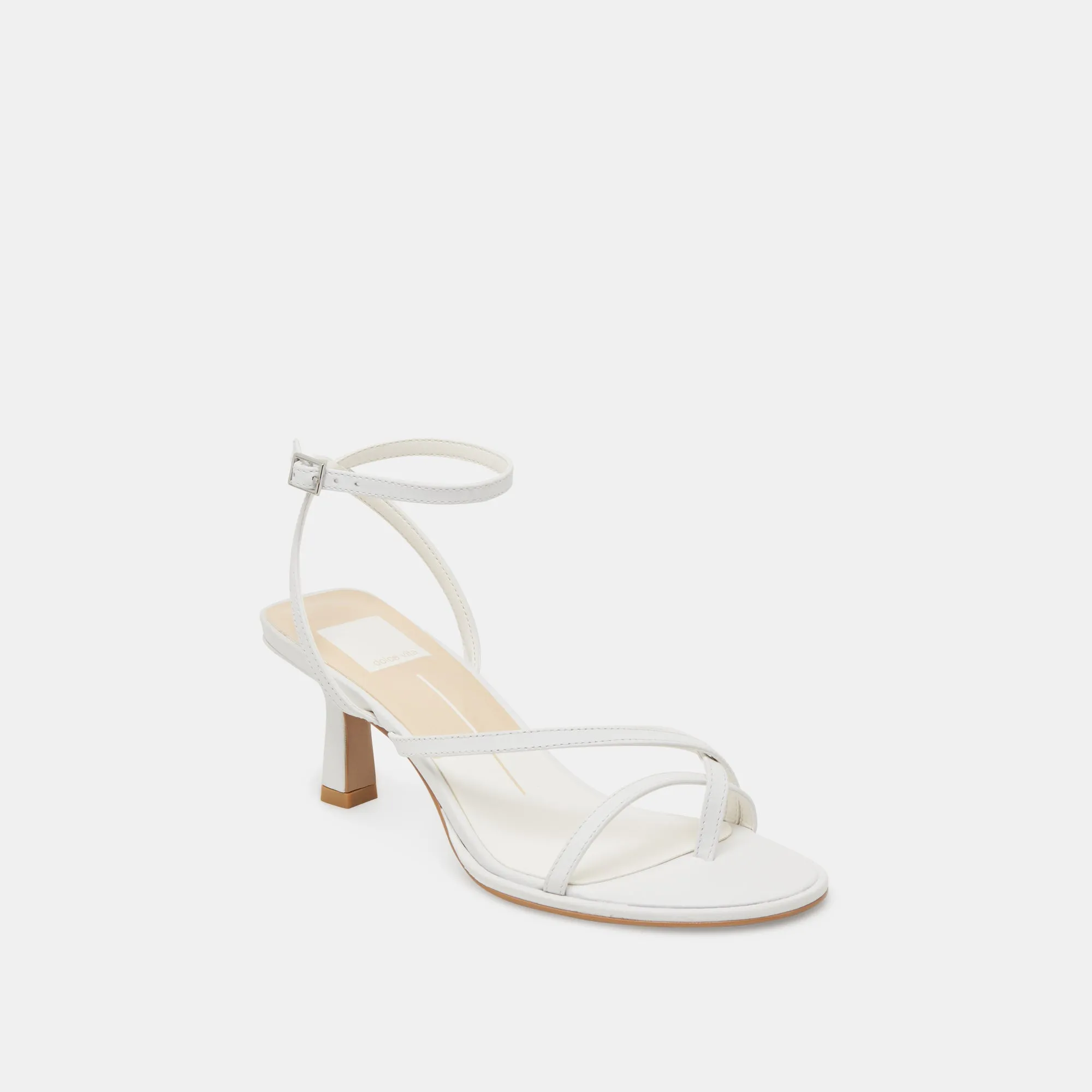 MORAH HEELS TRUE WHITE LEATHER Designer Style