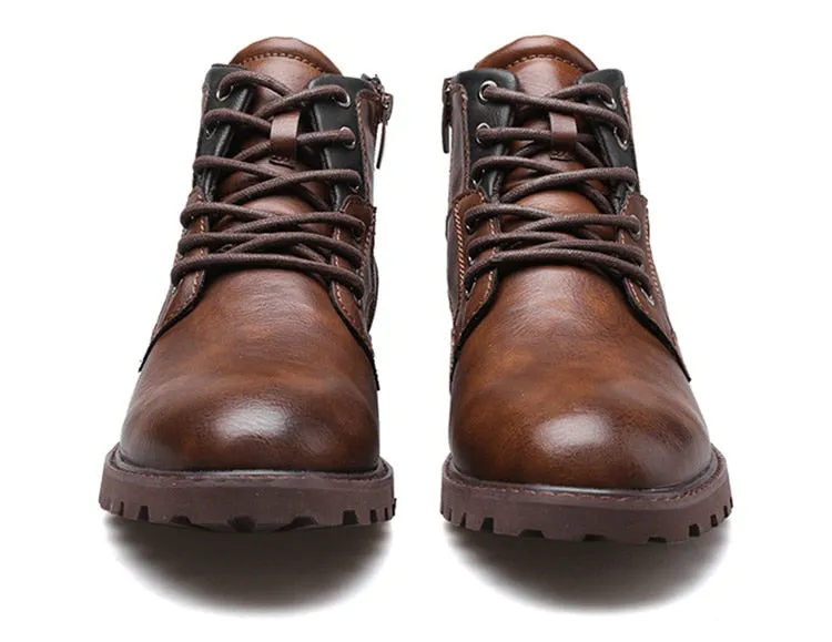 Motorcycle Trainer Men's Biker Boots