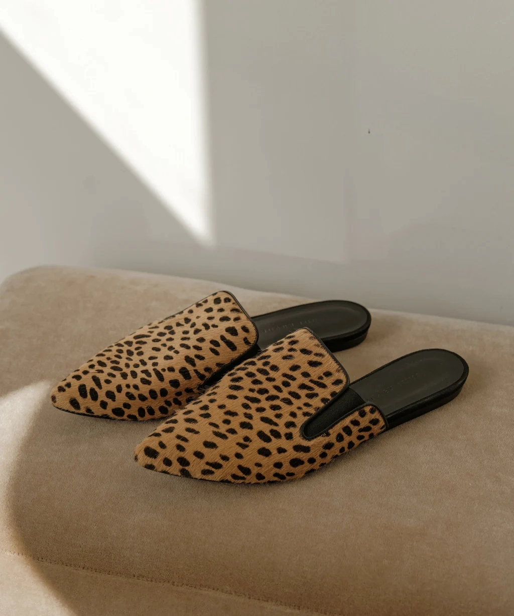 Breathable Insoles Statement flair Pony Hair Mule