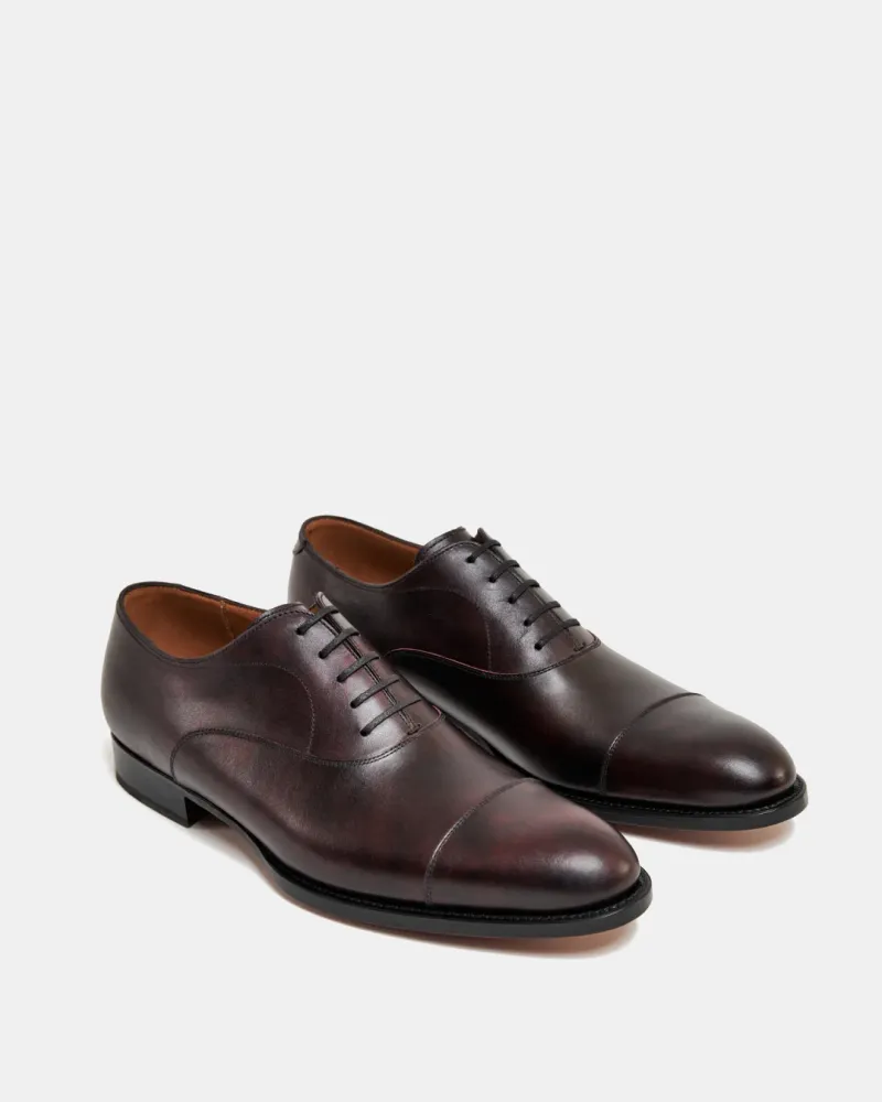 Workstation Wear Work Hours Museum Oxblood Cap Toe Oxford Dress Shoe