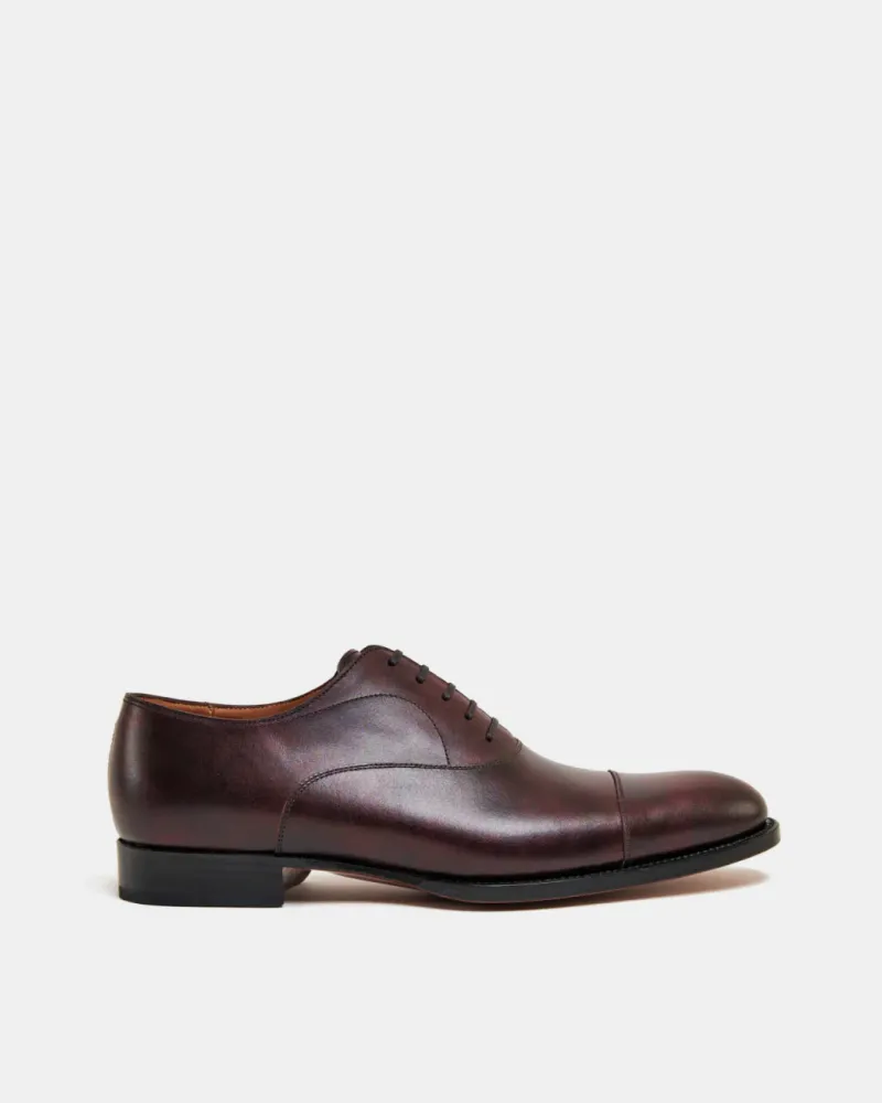 Museum Oxblood Cap Toe Oxford Dress Shoe Quick Change Grab Go