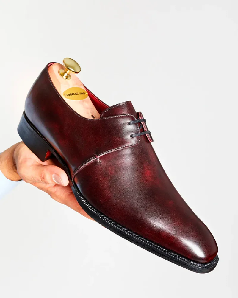 All Shade Museum Oxblood Leather Derby Dress Shoe