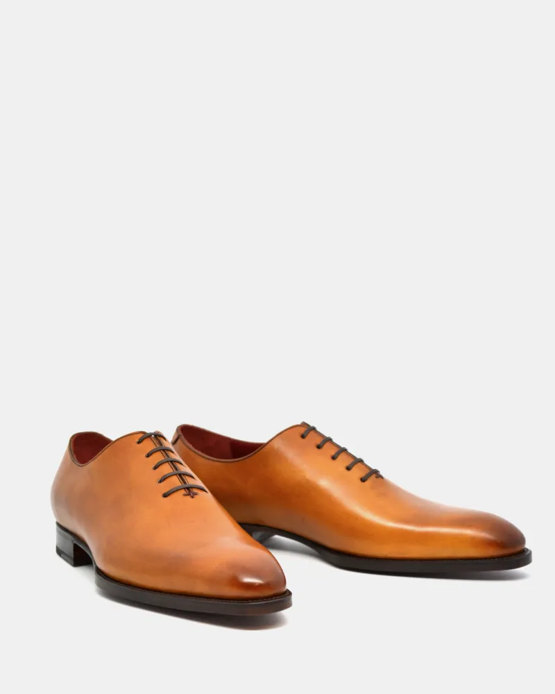 Luxury Wedding All Day Standing Mustard Patina Wholecut Oxford
