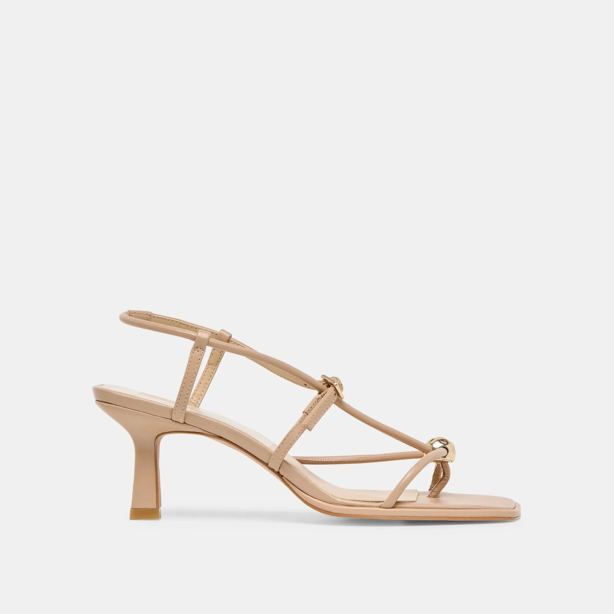 MYLEE HEELS LIGHT TAN LEATHER Icon Pick Airport Edge