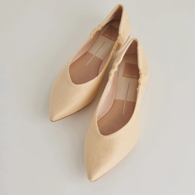 NADAV BALLET FLATS LT NATURAL RAFFIA - re:vita High-Comfort Wear