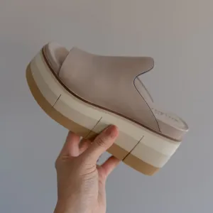 NAKED FEET - FLOW in BEIGE Platform Sandals