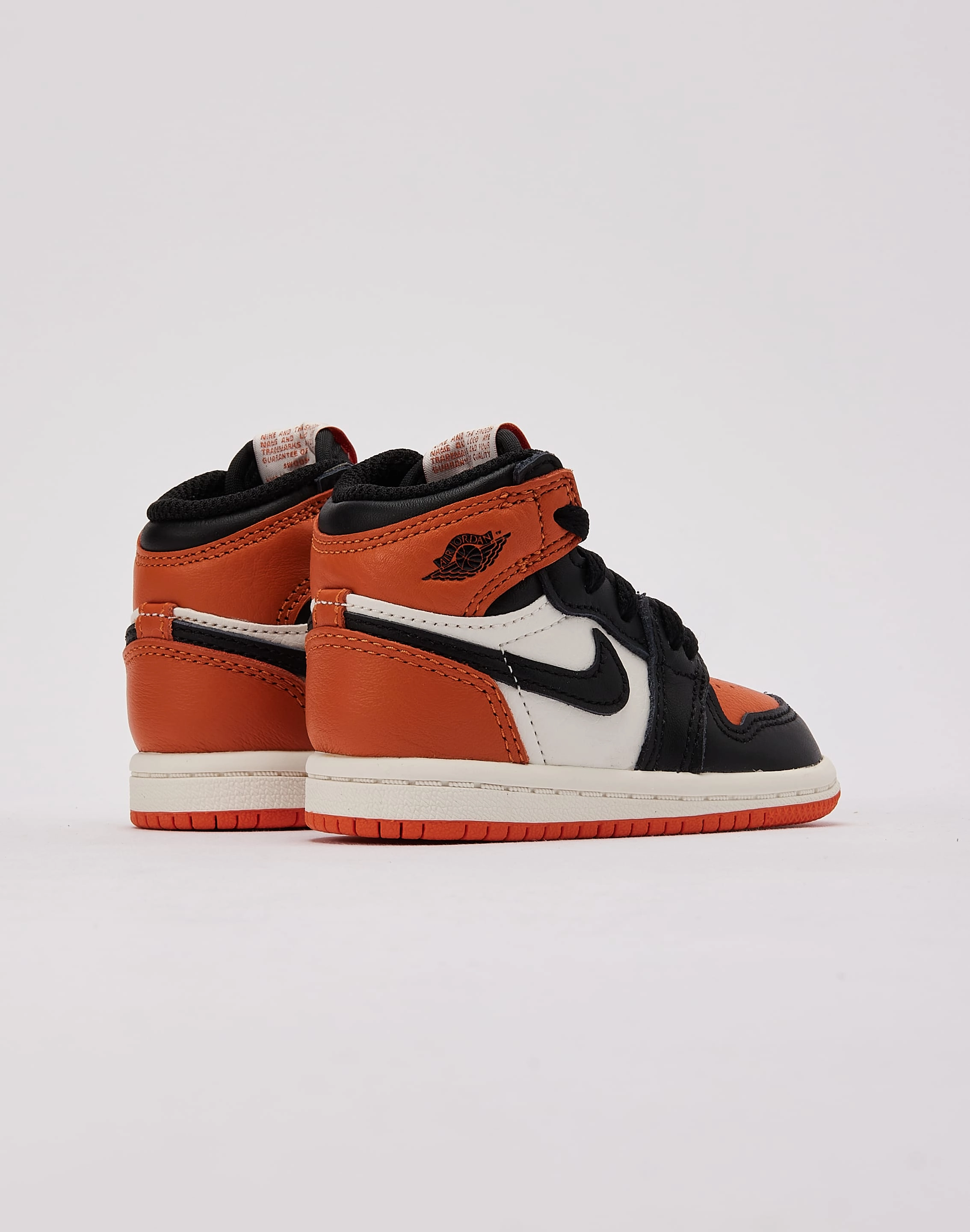 Jordan Air Jordan 1 Retro High OG 'Shattered Backboard' Toddler Comfortable Wear Fit