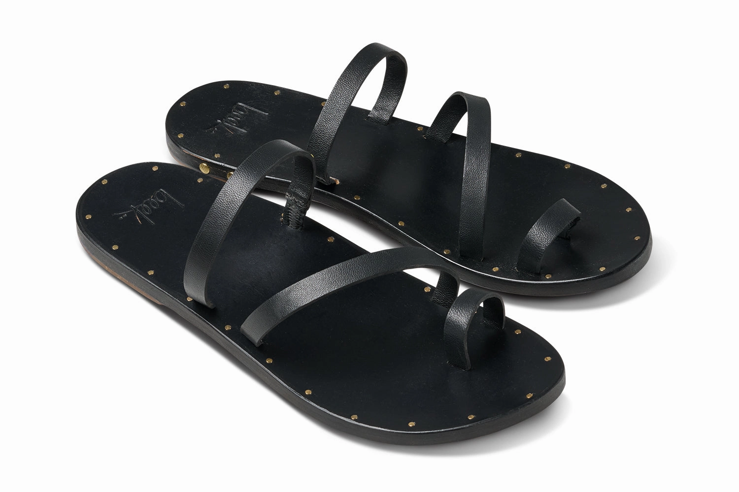 NENE - Black Ultra Grip Tread Design Comfortable Travel Sandals