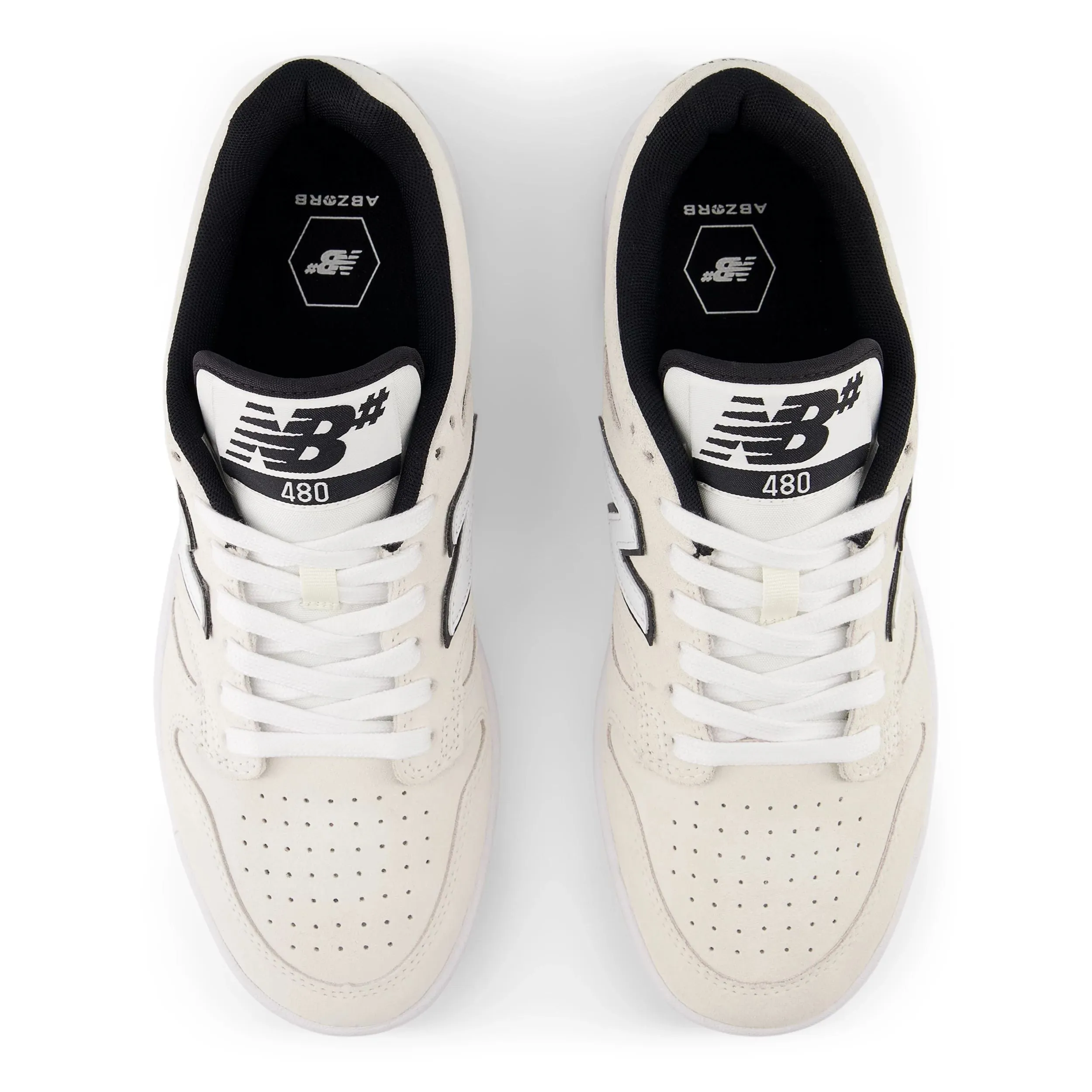New Balance Numeric 480 Skateboard Shoe - Cream/White