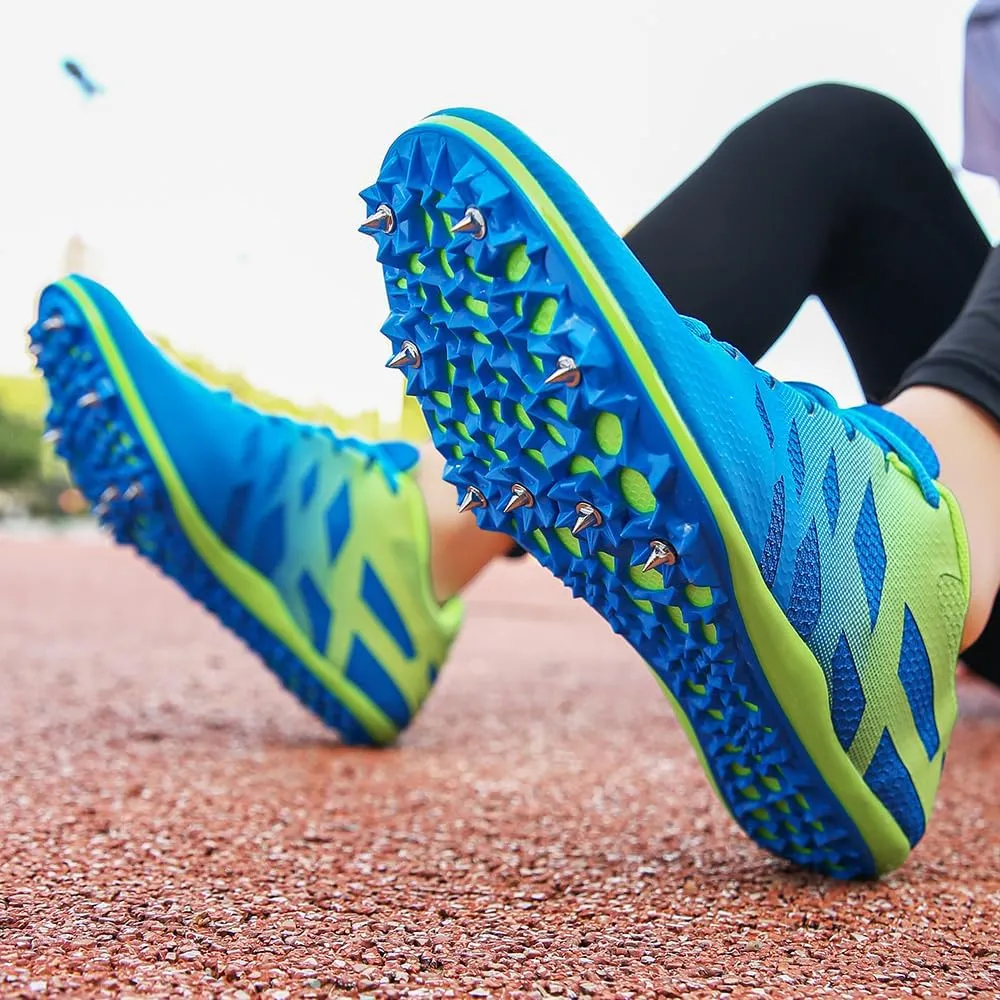 New Track and Field Shoes for Men Women Kids Boys Girls 8 Spikes 100-400 Meter Running Racing Shoes Professional Sprint Sport Sneakers