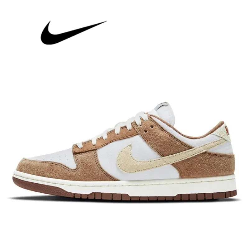 Nike Dunk Retro Black & White Skate Shoes - Genuine Leather, Non-Slip, Comfortable Classic Sneakers for Men & Women