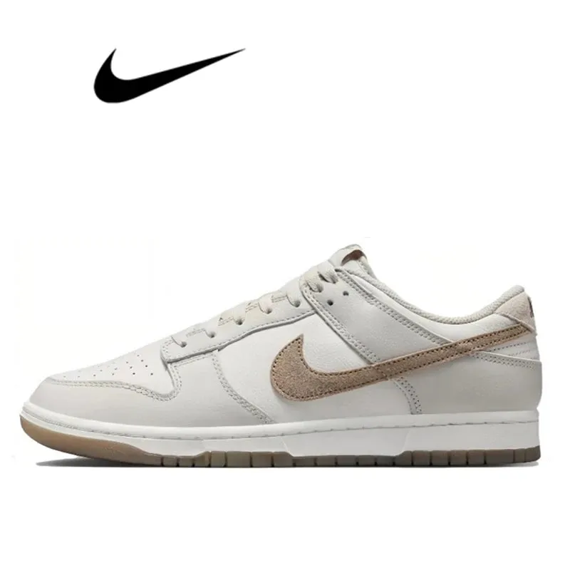 Nike Dunk Retro Black & White Skate Shoes - Genuine Leather, Non-Slip, Comfortable Classic Sneakers for Men & Women