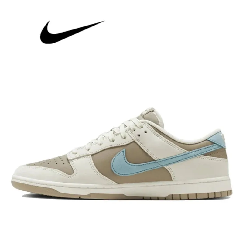 Nike Dunk Retro Black & White Skate Shoes - Genuine Leather, Non-Slip, Comfortable Classic Sneakers for Men & Women