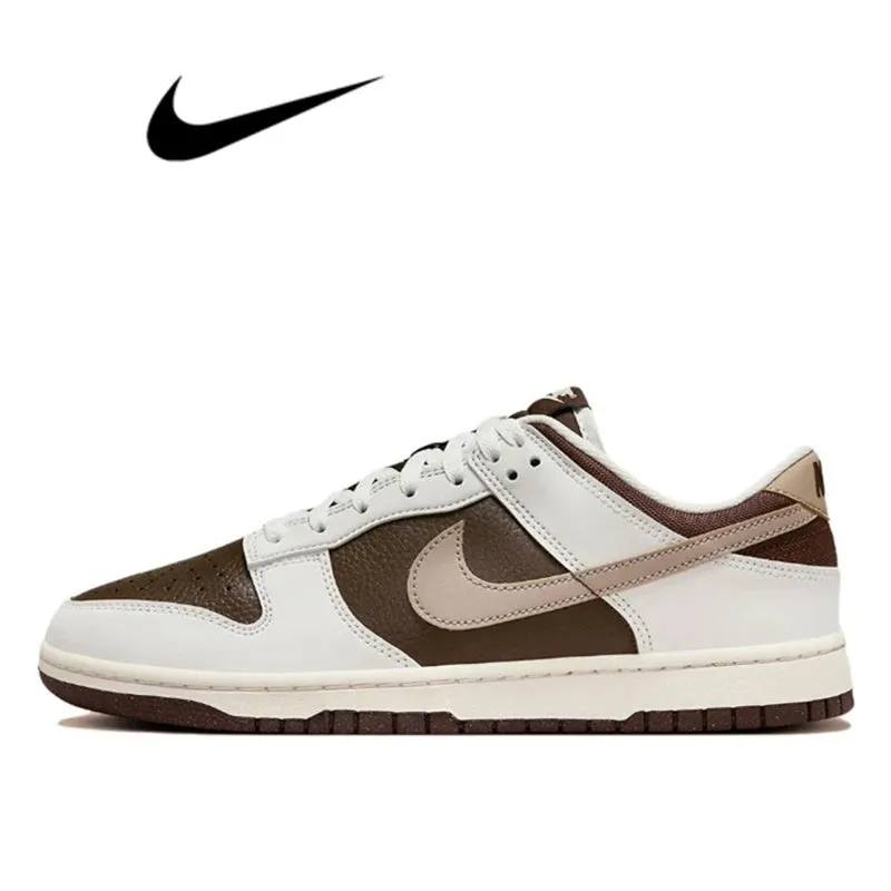 Nike Dunk Retro Black & White Skate Shoes - Genuine Leather, Non-Slip, Comfortable Classic Sneakers for Men & Women