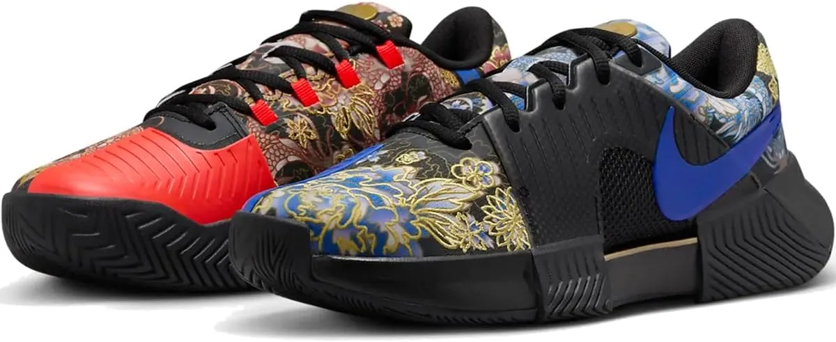 Nike Women's Zoom GP Challenge 1 Osaka PRM Shoes in Black/Racer Blue