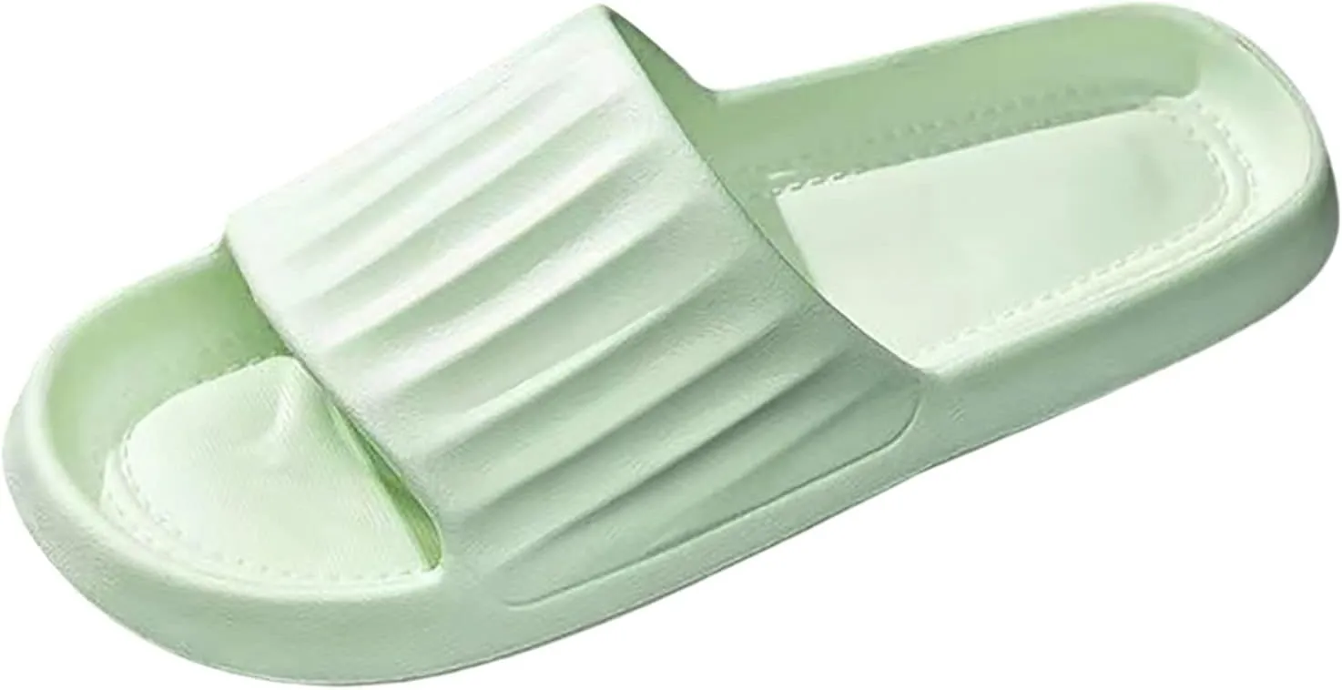 Non Slip Shower Shoes for Women House Slides Shower Sandals Versatile Sandals Pillow Slippers for Women