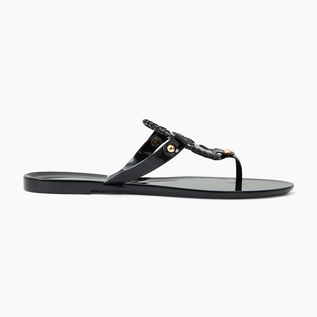 Hydrophobic Lining Collins Jelly Flat Sandal