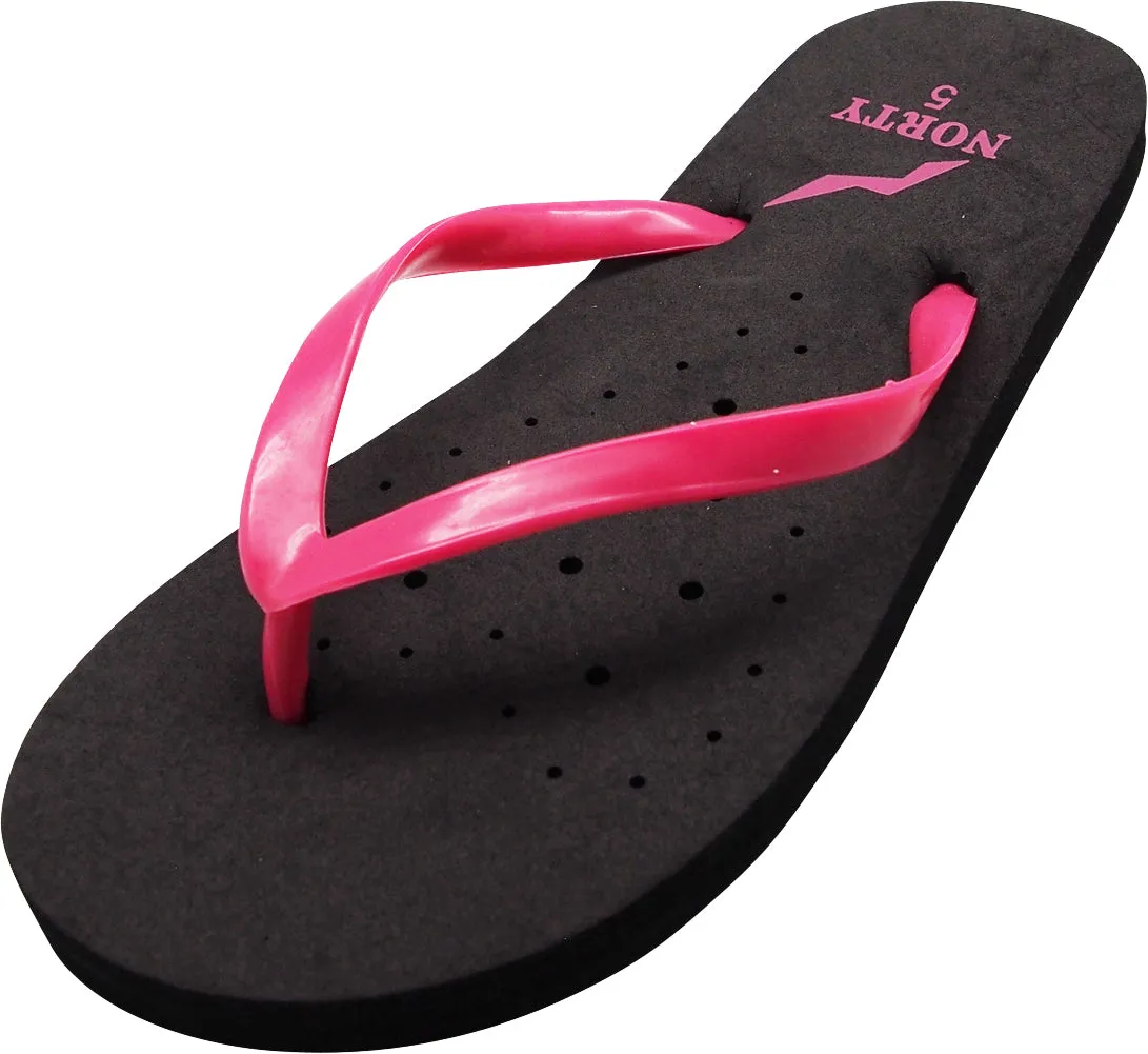 Norty Girl's Flip Flops Casual Summer Sandals Comfort Slipper Shoes