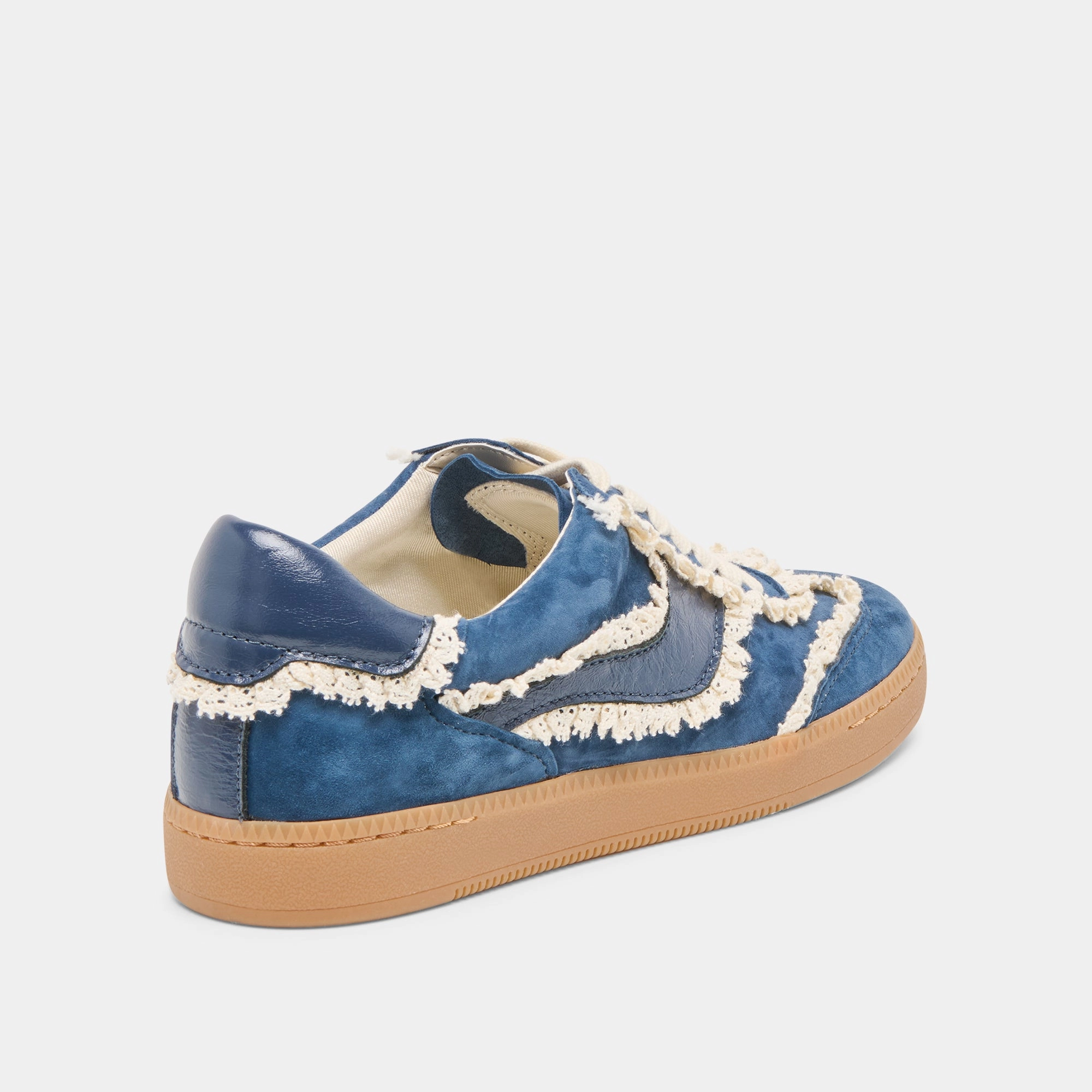 Zero Grip Failure NOTICE LACE SNEAKERS NAVY SUEDE