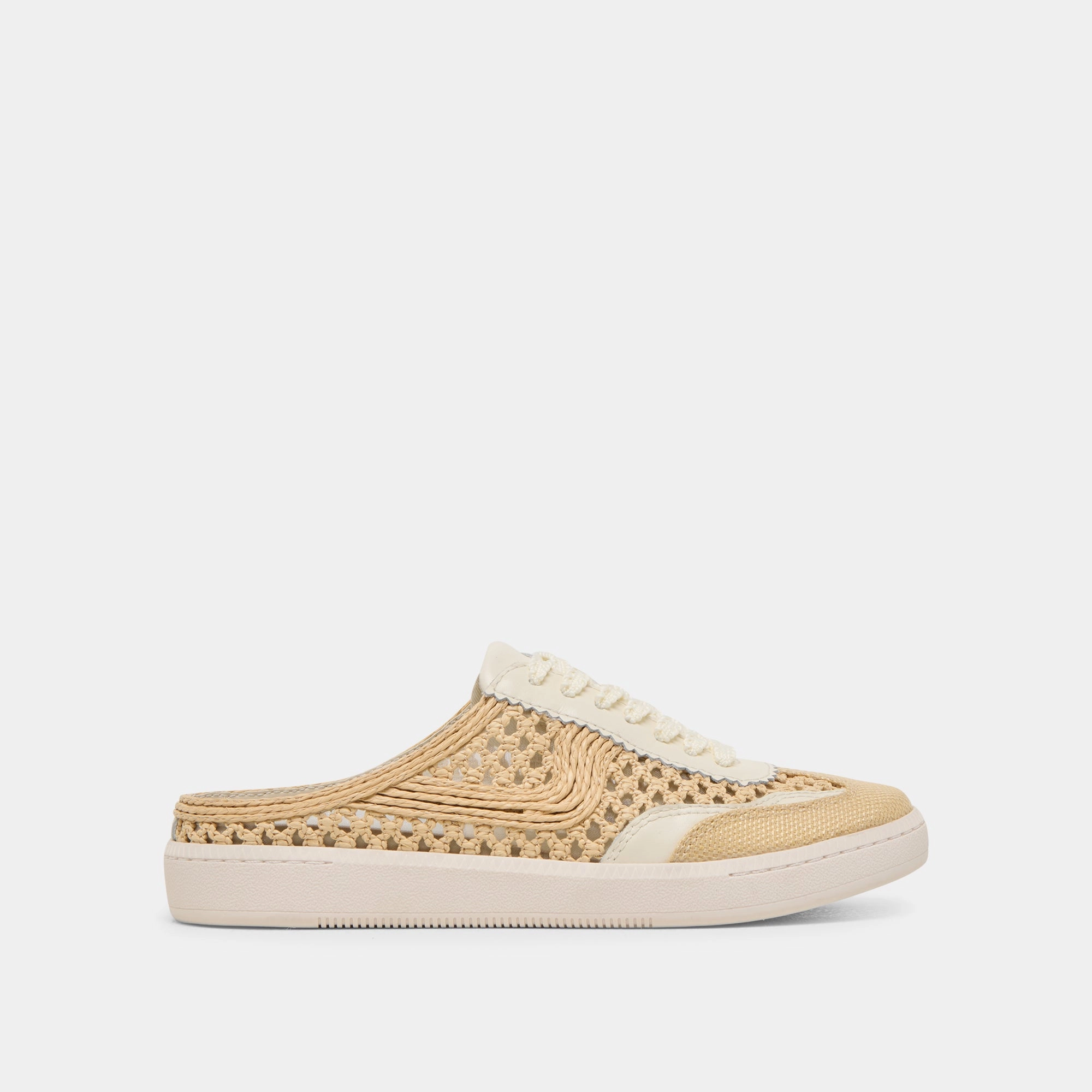 NOTICE SLIDE WOVEN SNEAKERS LT NATURAL WOVEN RAFFIA Cushioned