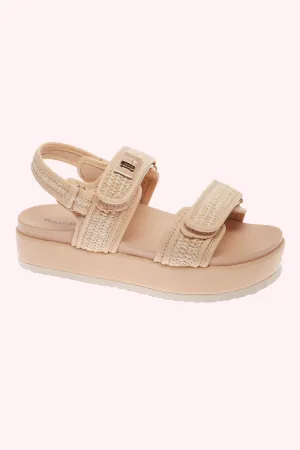 Novo Double Strap Platforms - Natural