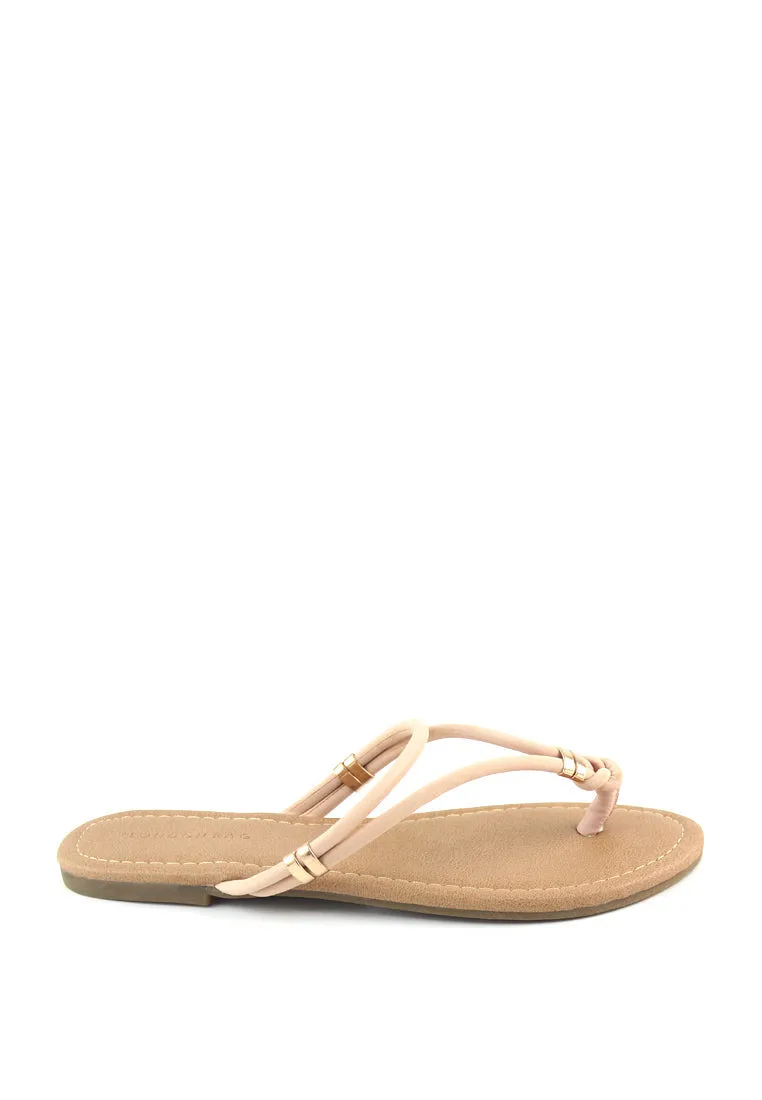 Nude Color Thong Flats