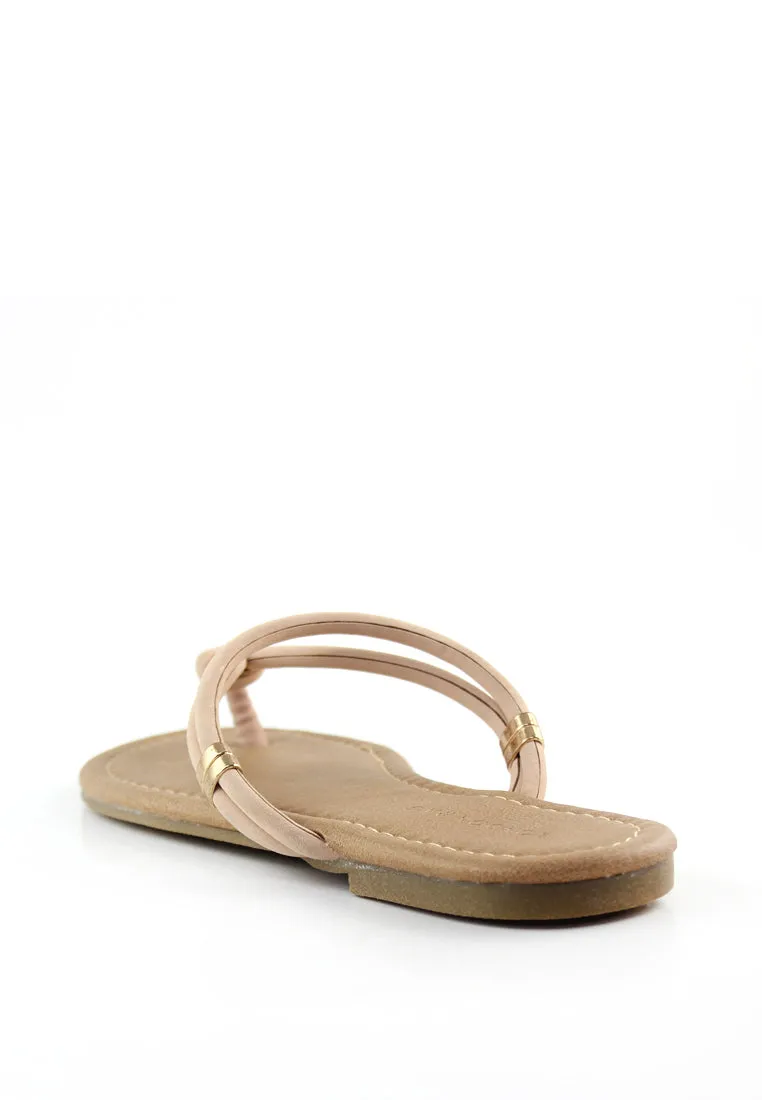 Nude Color Thong Flats