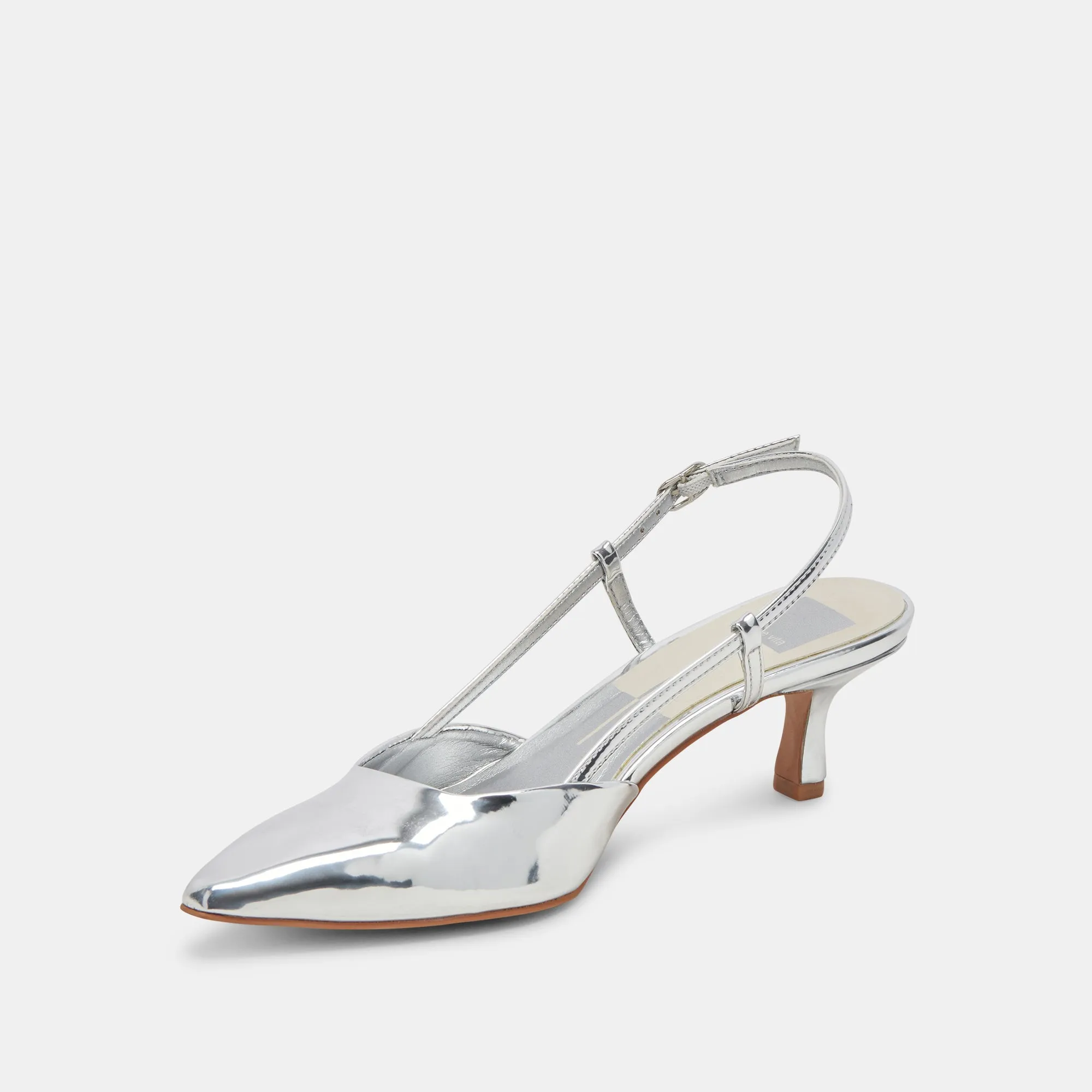 Timeless Beauty ODELA WIDE HEELS SILVER STELLA