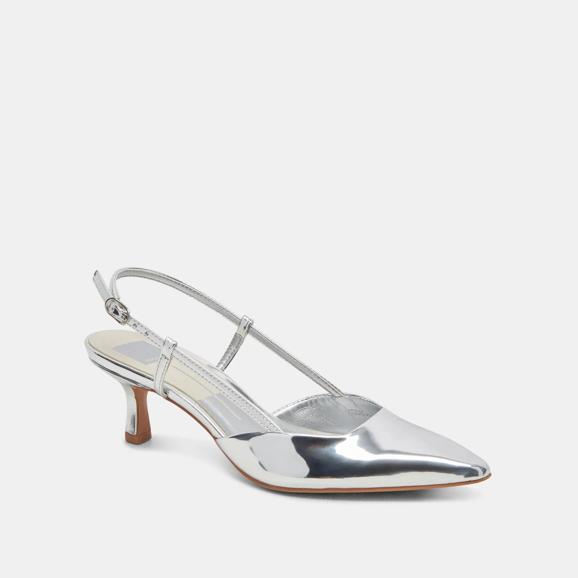 Wedding Heels ODELA WIDE HEELS SILVER STELLA