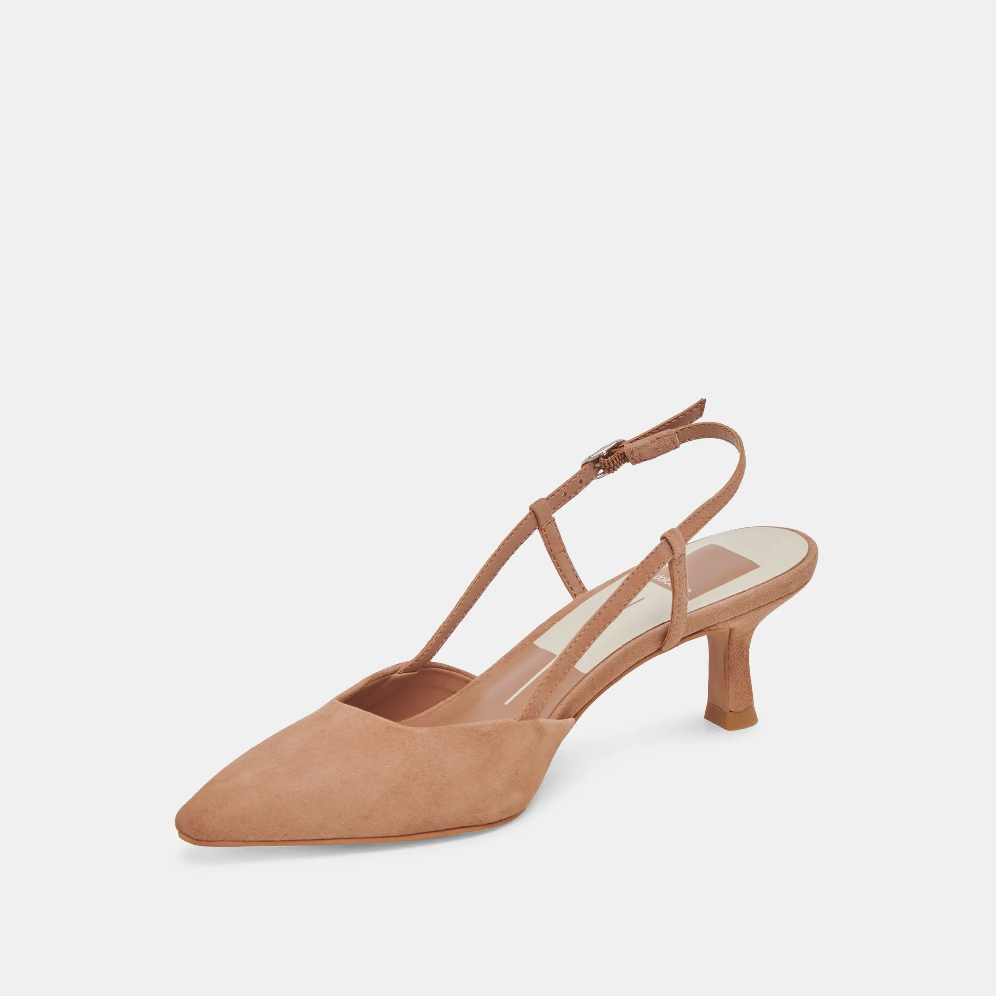 ODELA WIDE HEELS TOFFEE SUEDE Tokyo Edge