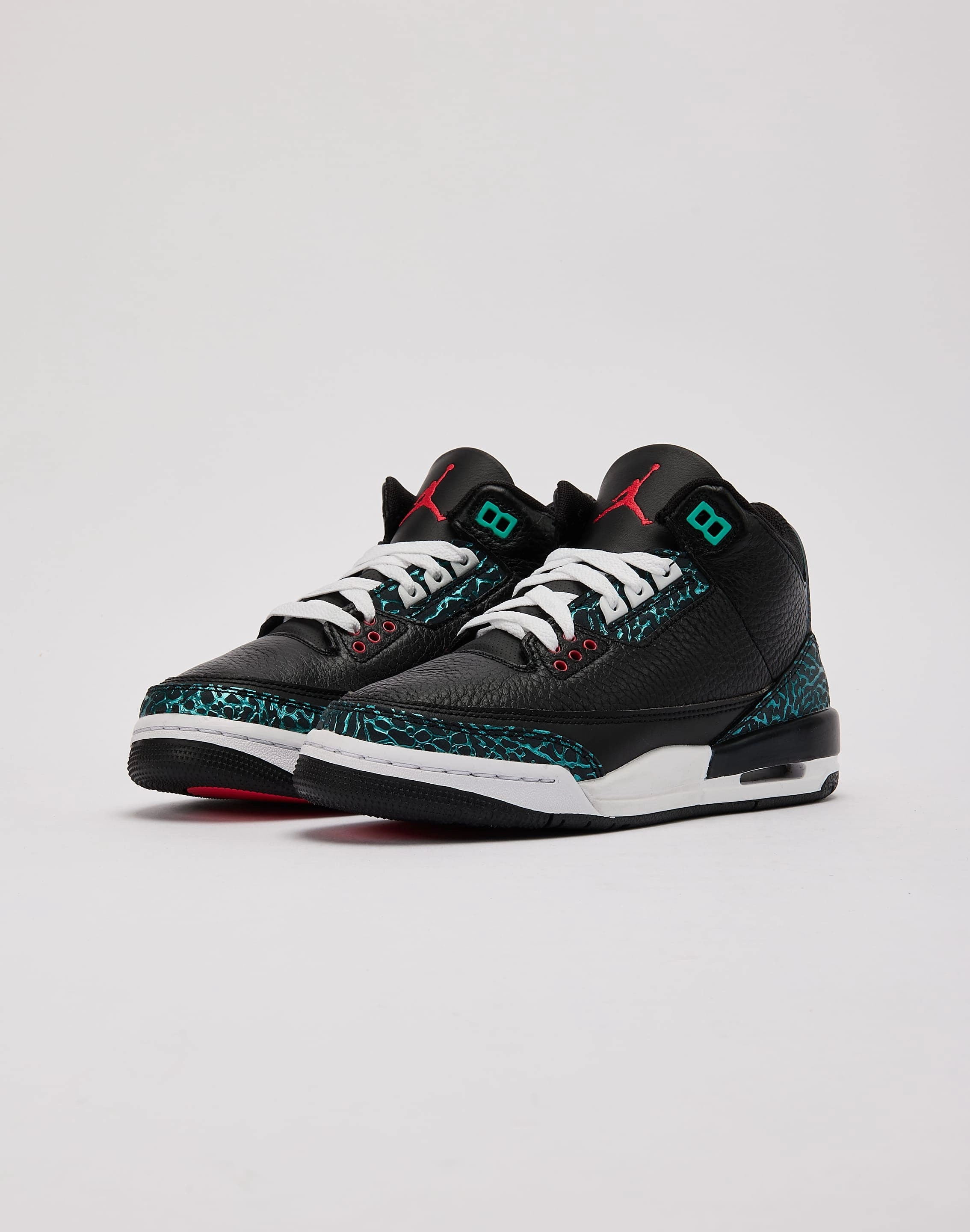 Impact Diffusion System Jordan Air Jordan 3 Retro SE 'Black and Hyper Jade' Grade-School