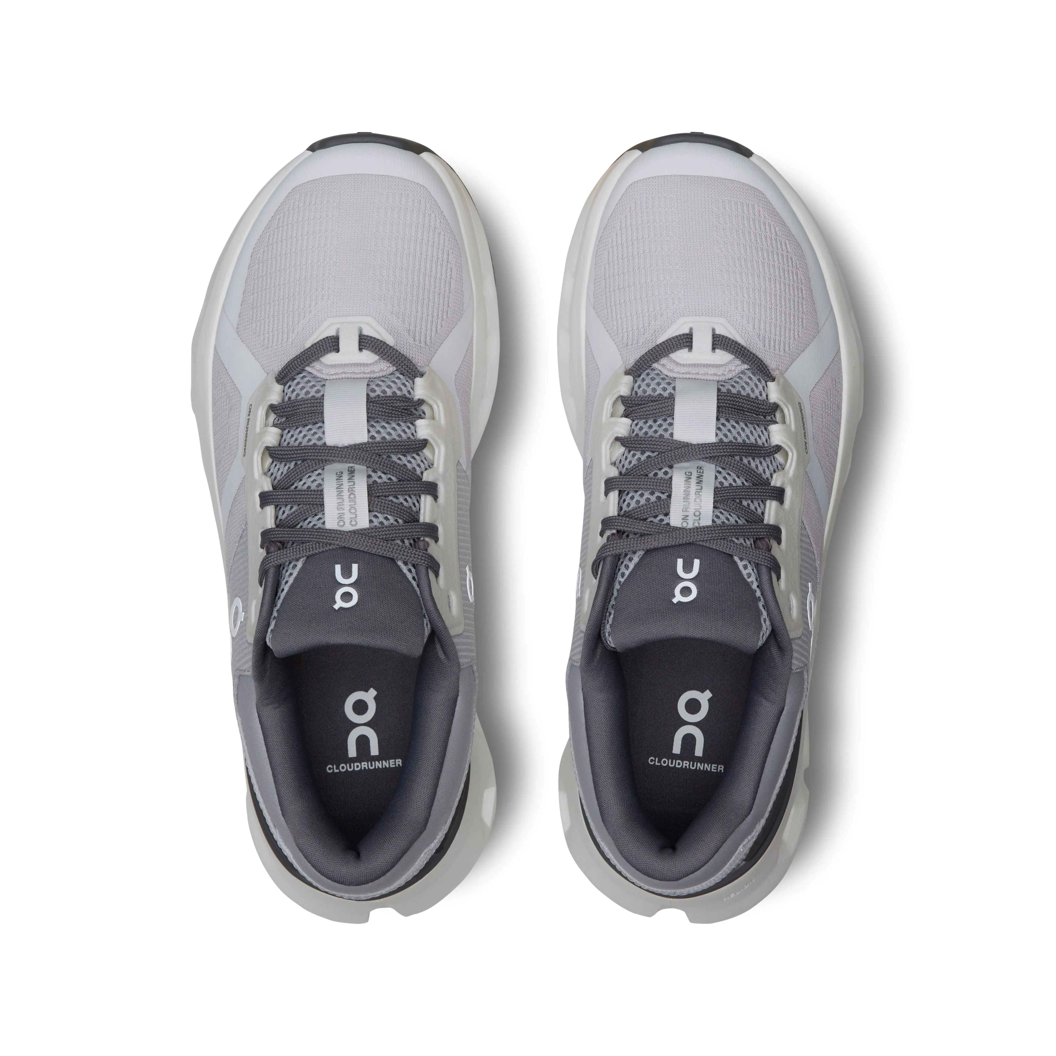 On Running Women's Cloudrunner 2 Sneaker in Frost/White