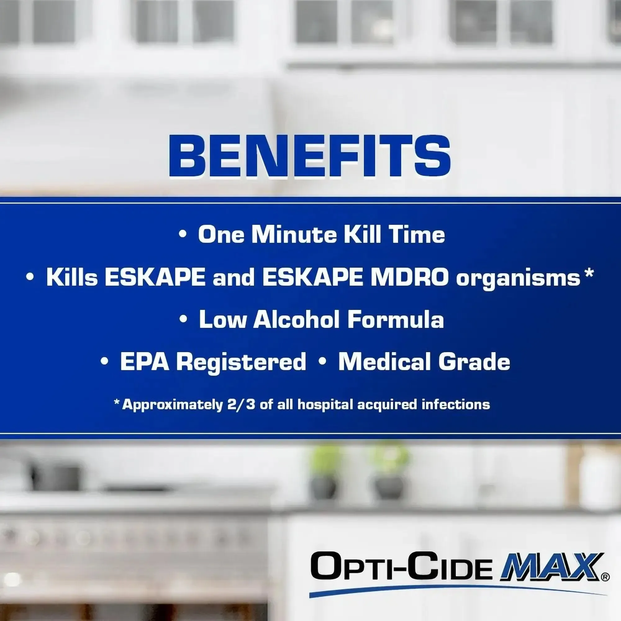 Opti-Cide® Max Surface Disinfectant Cleaner Wipes