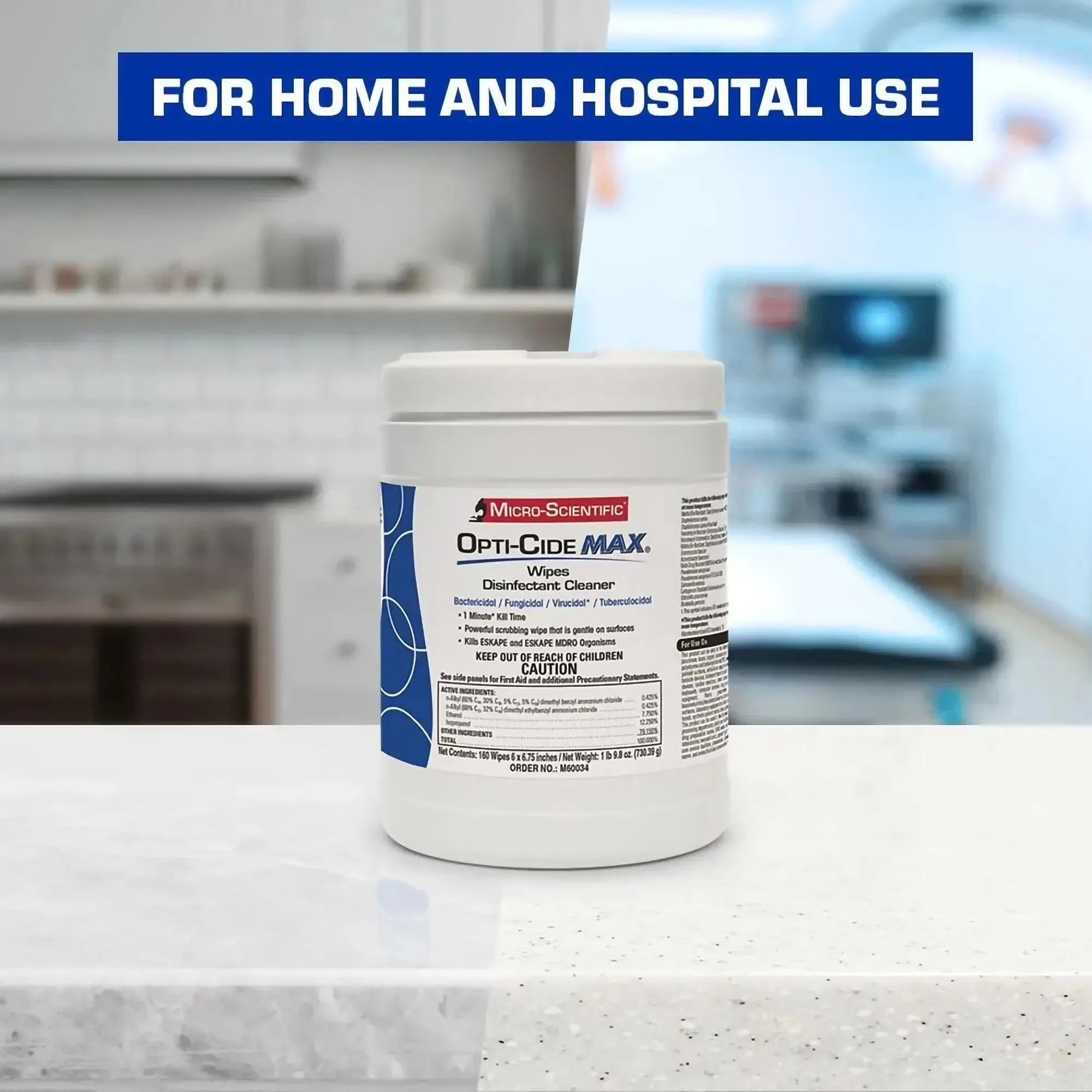 Opti-Cide® Max Surface Disinfectant Cleaner Wipes