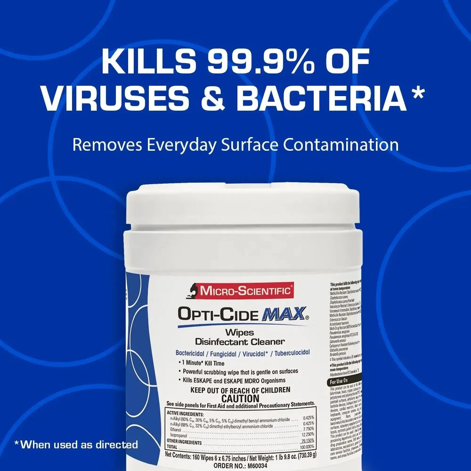 Opti-Cide® Max Surface Disinfectant Cleaner Wipes
