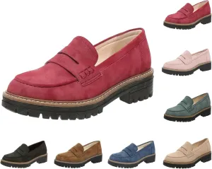 Orthoture-Orthopedic Platform Loafers Comfort Lightweight Shoes Womens Round Toe Walking Shoes Slip on Casual Shoes