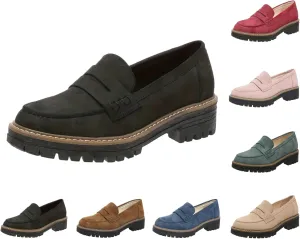 Orthoture-Orthopedic Platform Loafers Comfort Lightweight Shoes Womens Round Toe Walking Shoes Slip on Casual Shoes