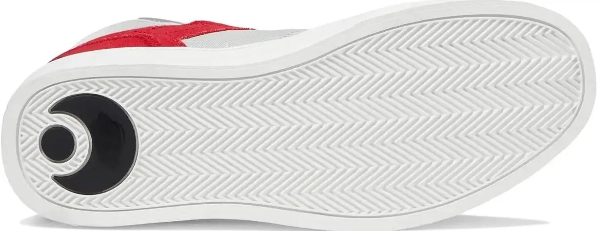 Osiris Clone White Red Navy Mens Skate Hi Top Trainers