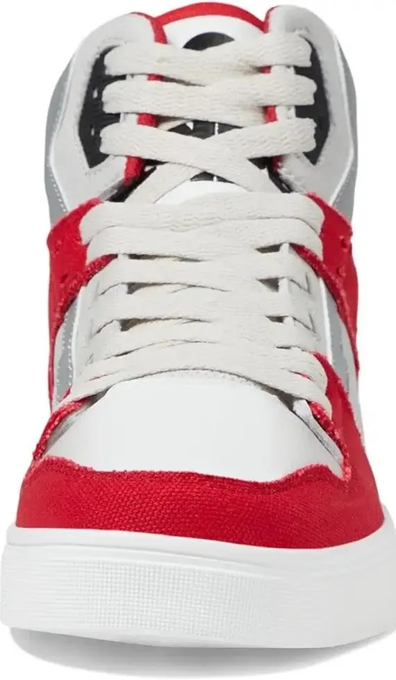 Osiris Clone White Red Navy Mens Skate Hi Top Trainers