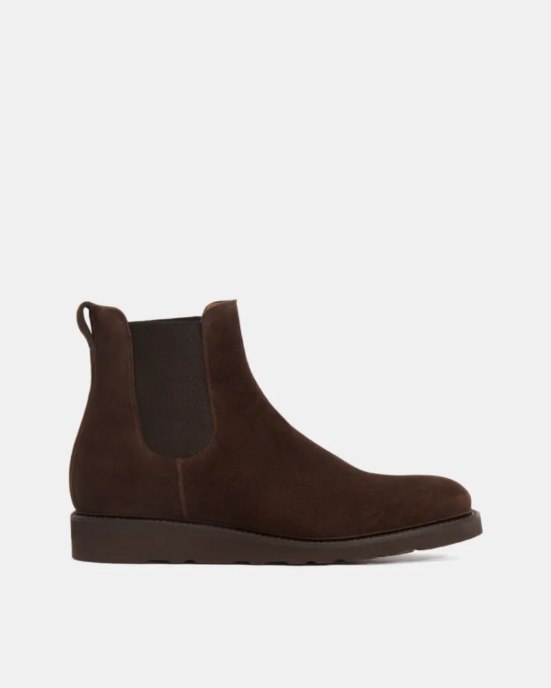 Brown Suede Lightweight Chelsea Boot Party Goer High Traction All Day Wear