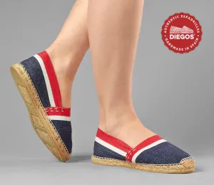 Parisian stripes espadrilles