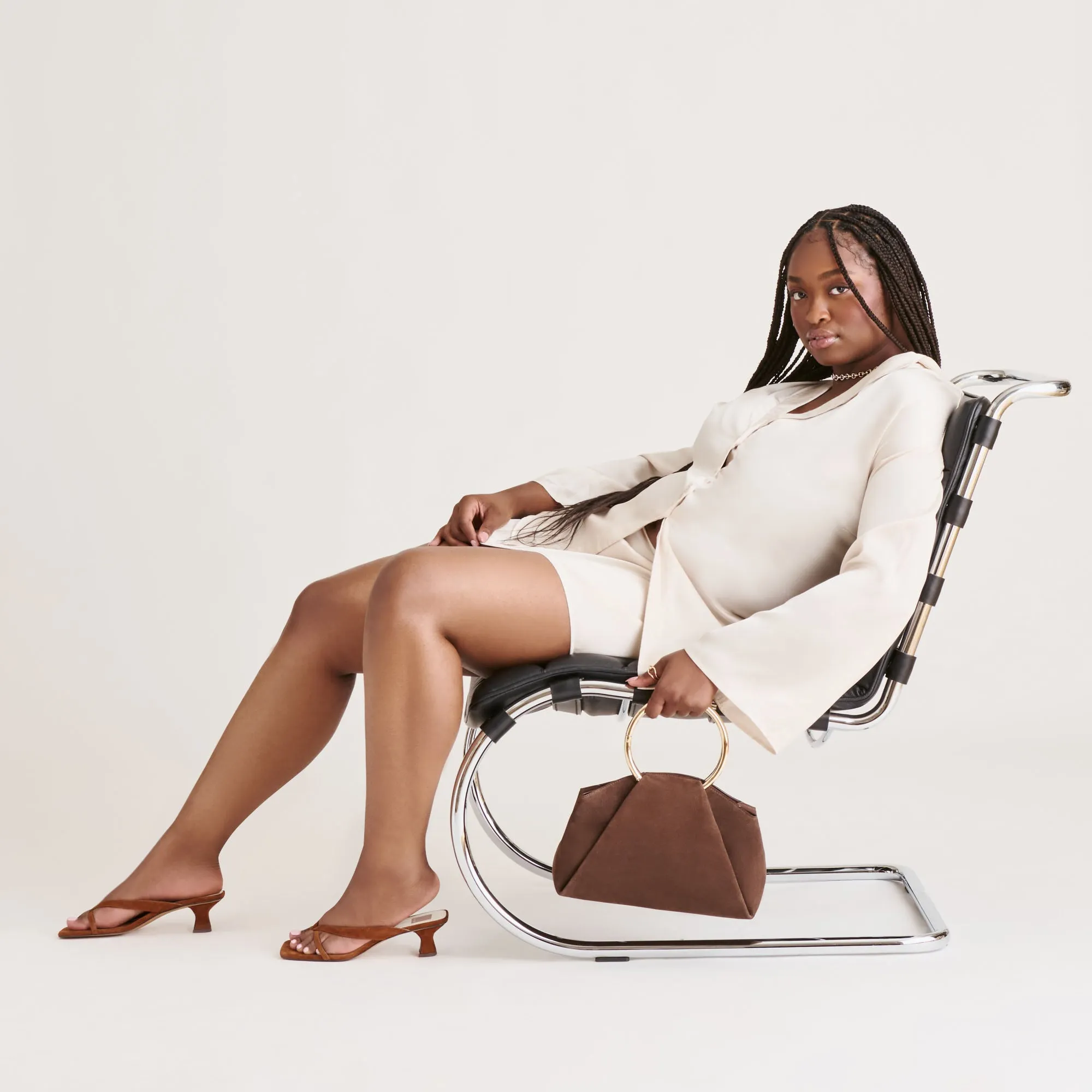 Comfortable Boots BREVEL HEELS DK BROWN SUEDE