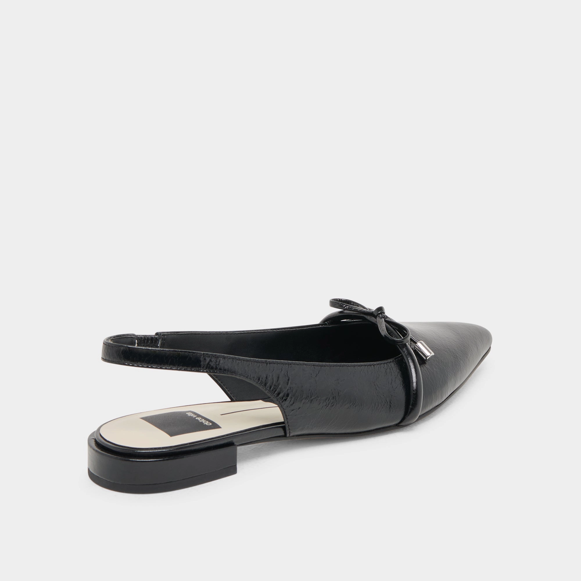 PAYGE FLATS MIDNIGHT CRINKLE PATENT Scent Glow