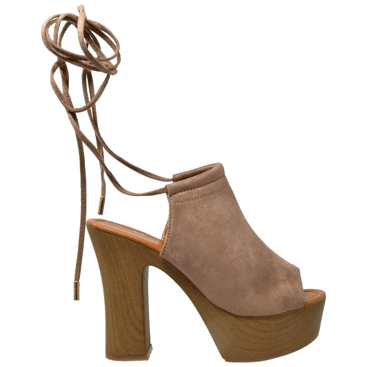Peep Toe High Heel Platform Sandal